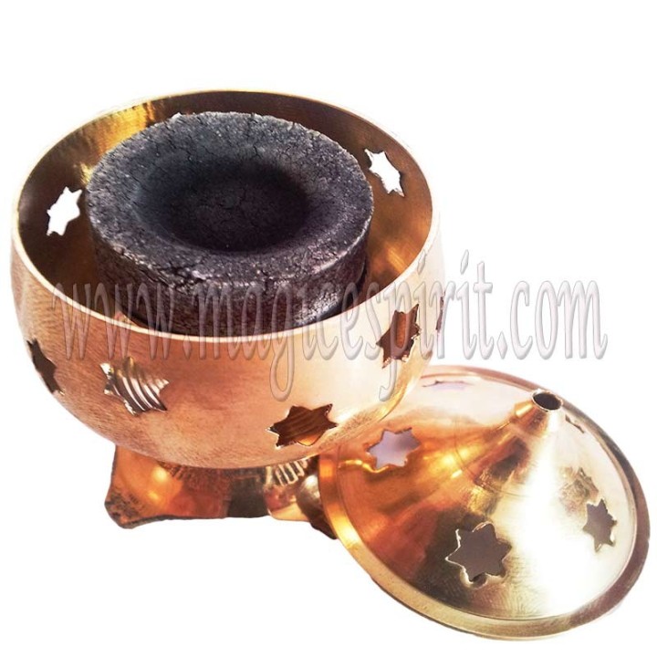 Incensario cáliz de Metal