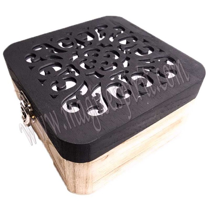 Caja con Mandala láser con espejo