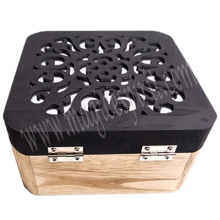 Caja con Mandala láser con espejo
