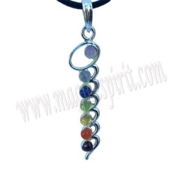 Colgante kundalini con chacras