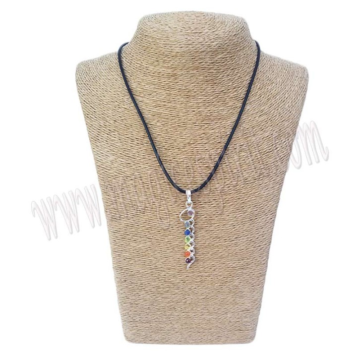Colgante kundalini con chacras